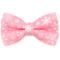Show in main carousel: Made By Cleo Snowflakes Cat Bow Tie, Sugar Pink slide 1 of 3