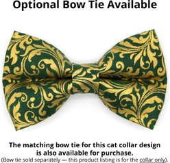 Made By Cleo Royal Emerald Cat Collar, 8 to 13-in neck, 1/2-in wide slide 2 of 5
