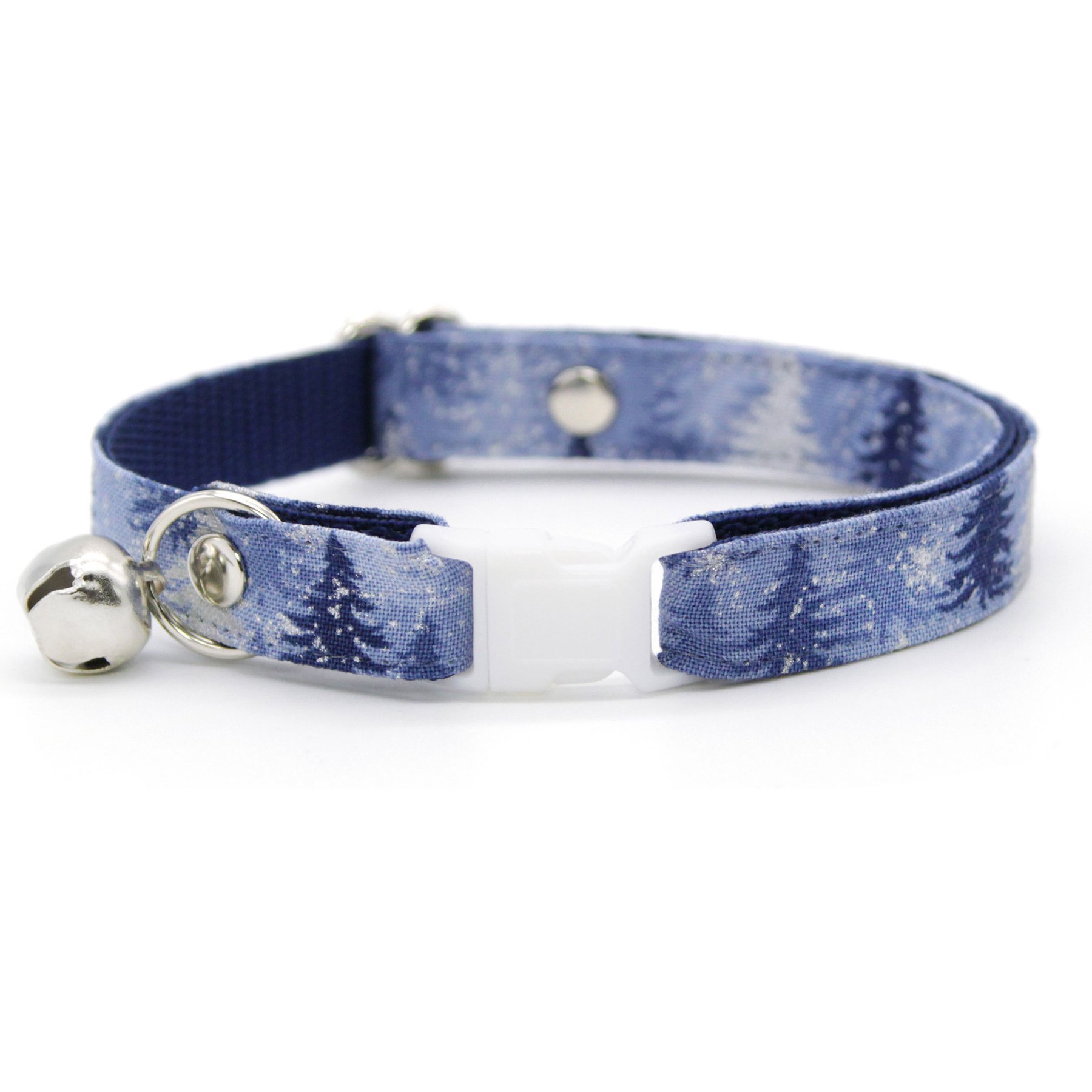 Made By Cleo Blue Spruce Cat Collar, 8 to 13-in neck, 1/2-in wide