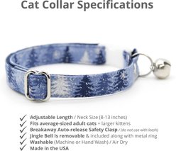Made By Cleo Blue Spruce Cat Collar, 8 to 13-in neck, 1/2-in wide slide 2 of 7