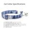 Show in main carousel: Made By Cleo Blue Spruce Cat Collar, 8 to 13-in neck, 1/2-in wide slide 2 of 7