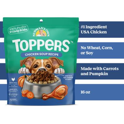 Show full view: Newman's Own Chicken Recipe Dog Food Topper, 16-oz slide 6 of 6