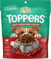 Newman's Own Meaty Mixed Grill Recipe Dog Food Topper, 16-oz