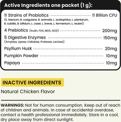 BuddyCheer Probiotic Chicken Flavored Soft Chew Digestive Aid Supplement for Dogs, 180 count slide 2 of 9