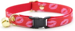 Made By Cleo Pucker Up Cat Collar, 8 to 13-in neck, 1/2-in wide slide 1 of 4