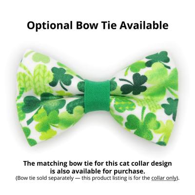 Show full view: Made By Cleo Shamrock Spirit Cat Collar, 8 to 13-in neck, 1/2-in wide slide 5 of 7