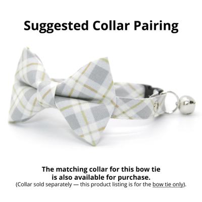 Show full view: Made By Cleo Earl Grey Cat Bow Tie slide 2 of 2