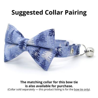 Show full view: Made By Cleo Blue Spruce Cat Bow Tie slide 3 of 6