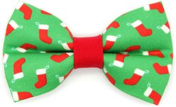 Made By Cleo Christmas Stockings Cat Bow Tie