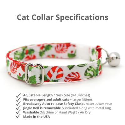 Show full view: Made By Cleo Sweets & Treats Cat Collar, 8 to 13-in neck, 1/2-in wide slide 3 of 4