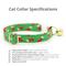 Show in main carousel: Made By Cleo Christmas Stockings Cat Collar, 8 to 13-in neck, 1/2-in wide slide 2 of 4