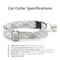 Show in main carousel: Made By Cleo Earl Grey Cat Collar, 8 to 13-in neck, 1/2-in wide slide 2 of 3