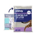 Chewy Made Multi-Cat Lavender Scented Clumping Clay Cat Litter (FORMERLY FRISCO), 40-lb bag