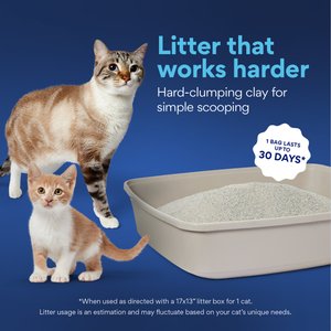 Chewy Made Multi-Cat Fresh Scented Clumping Clay Cat Litter (FORMERLY FRISCO), 40-lb bag