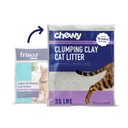 Chewy Made Odor Defense Lavender Scented Clumping Clay Cat Litter (FORMERLY FRISCO), 35-lb bag