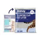 Chewy Made Odor Defense Unscented Clumping Clay Cat Litter (FORMERLY FRISCO), 35-lb bag