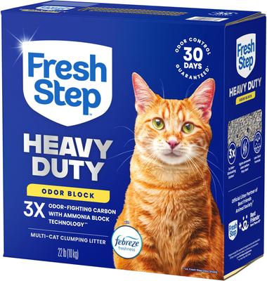 Show full view: Fresh Step Heavy Duty 30 Day Odor Control with Febreze Freshness Clumping Cat Litter, 22-lb box slide 9 of 13