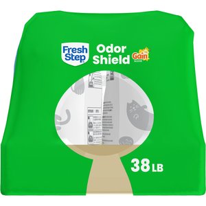 Fresh Step Febreze Freshness Gain Scented Clumping Clay Cat Litter, 38-lb