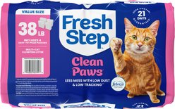 Fresh Step Clean Paws Multi-Cat Scented Clumping Cat Litter, 38-lb slide 2 of 9