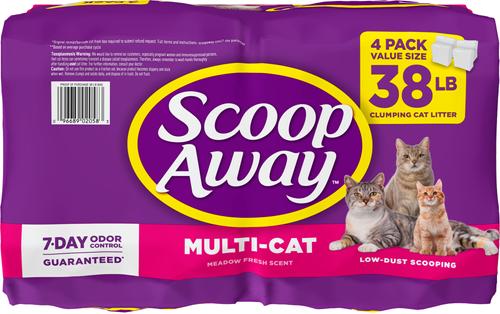 Show full view: Scoop Away Complete Performance Fresh Scented Clumping Clay Cat Litter, 38-lb bag slide 9 of 11