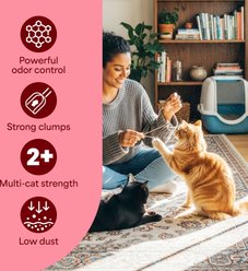 Fresh Step Multi-Cat Extra Strength Scented Clumping Cat Litter, 38-lb slide 2 of 9