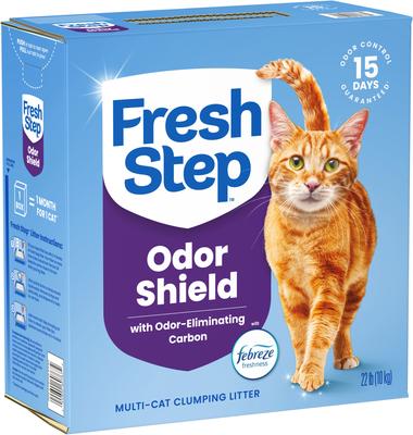 Show full view: Fresh Step Multi-Cat Extra Strength Scented Clumping Cat Litter, 22-lb slide 8 of 13