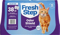 Fresh Step Multi-Cat Extra Strength Scented Clumping Cat Litter, 38-lb