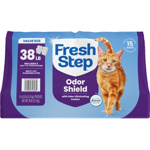 Fresh Step Multi-Cat Extra Strength Scented Clumping Cat Litter, 38-lb