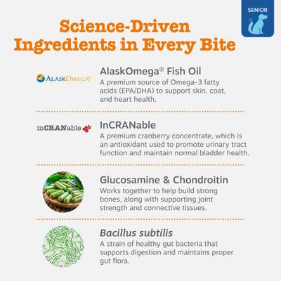 Show full view: Zesty Paws Senior Advanced 11-in-1 Bites Beef Flavored Soft Chews Multivitamin Supplement for Senior Dogs, 180 count slide 4 of 13