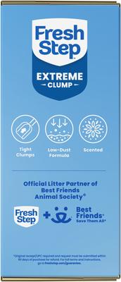 Show full view: Fresh Step Extreme Mountain Spring Febreze Scented Clumping Clay Cat Litter, 22-lb box slide 10 of 13