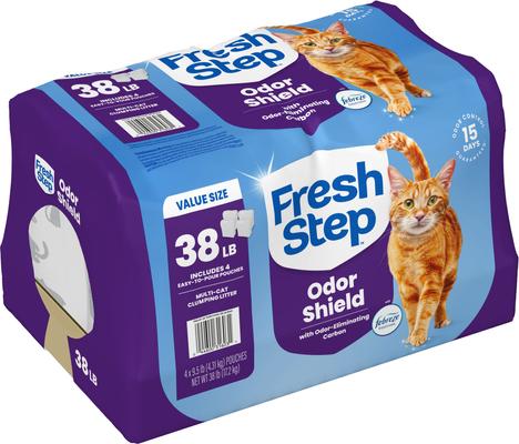 Show full view: Fresh Step Multi-Cat Extra Strength Scented Clumping Cat Litter, 38-lb slide 8 of 13
