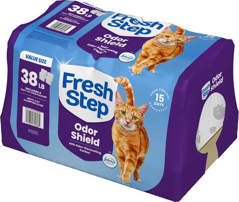 Show full view: Fresh Step Multi-Cat Extra Strength Scented Clumping Cat Litter, 38-lb slide 9 of 13
