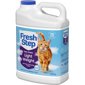 Fresh Step Lightweight Extreme Febreze Scented Clumping Clay Cat Litter, 11.5-lb jug