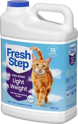 Show full view: Fresh Step Lightweight Extreme Febreze Scented Clumping Clay Cat Litter, 11.5-lb box slide 9 of 14