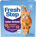 Fresh Step Odor Shield Extreme Hawaiian Aloha Febreze Scented Multi-Cat Clumping Clay Cat Litter, 22-lb bo...