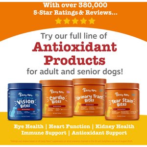 Zesty Paws Advanced Vision Bites Chicken Flavored Soft Chews Vision Supplement for Senior Dogs, 90 count