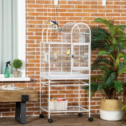 Little Pals 55-in Rolling Stand Parrot Cage