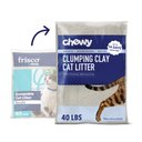 Chewy Made Multi-Cat Unscented Clumping Clay Cat Litter (FORMERLY FRISCO), 40-lb bag