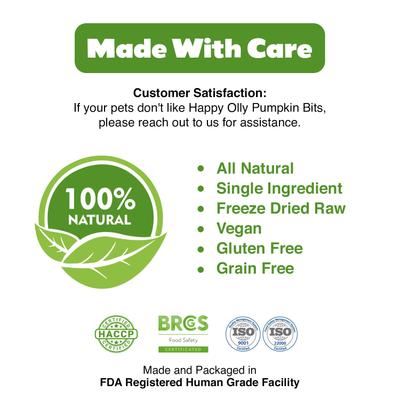 Show full view: Happy Olly Freeze-Dried Banana Slices Grain-Free Digestive Support Freeze-Dried Dog & Cat Treats, 3-oz bag slide 6 of 10