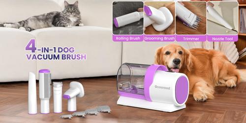 Show full view: GEOOROOD Dog, Cat & Small Animal Grooming Vacuum Kit, 2.5-l slide 9 of 9