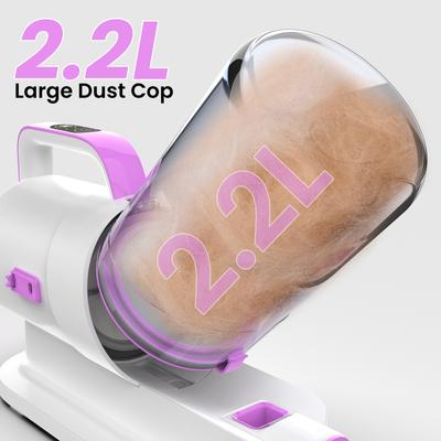 Show full view: GEOOROOD 6-in-1 Pet Grooming Vacuum Kit, 2.2-L, White/Purple slide 6 of 7