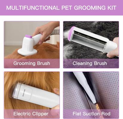 Show full view: GEOOROOD Dog, Cat & Small Animal Grooming Vacuum Kit, 2.5-l slide 6 of 9