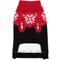 Show in main carousel: The Worthy Dog Snowtrails Dog Sweater, Red/Black, X-Large slide 3 of 3