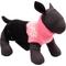 Show in main carousel: The Worthy Dog Snowtrails Dog Sweater, Neon Pink/Black, Medium slide 2 of 3