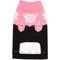 Show in main carousel: The Worthy Dog Snowtrails Dog Sweater, Neon Pink/Black, Medium slide 3 of 3