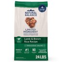 Natural Balance Limited Ingredient Lamb & Brown Rice Recipe Dry Dog Food, 24-lb bag