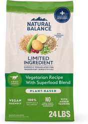 Natural Balance Limited Ingredient Vegetarian Recipe Dry Dog Food, 24-lb bag