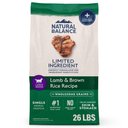 Natural Balance L.I.D. Limited Ingredient Diets Lamb & Brown Rice Formula Large Breed Dry Dog Food, 26-lb bag