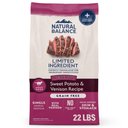 Natural Balance Limited Ingredient Reserve Grain-Free Sweet Potato & Venison Recipe Dry Dog Food, 22-lb bag
