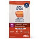 Natural Balance Limited Ingredient Grain-Free Salmon & Sweet Potato Small Breed Bites Recipe Dry Dog Food, 12-lb bag